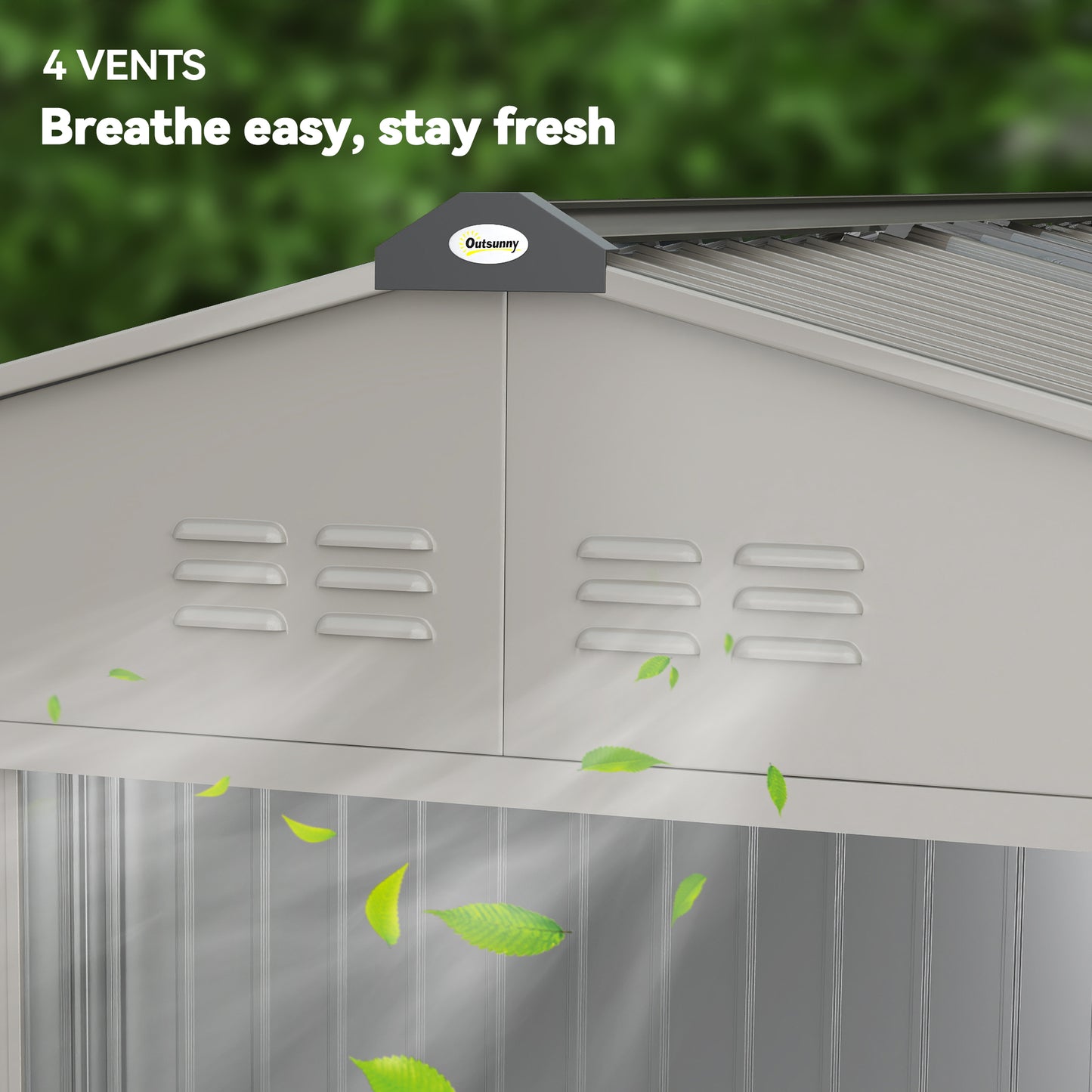 Garden Storage Shed, Metal Outdoor Storage Shed House