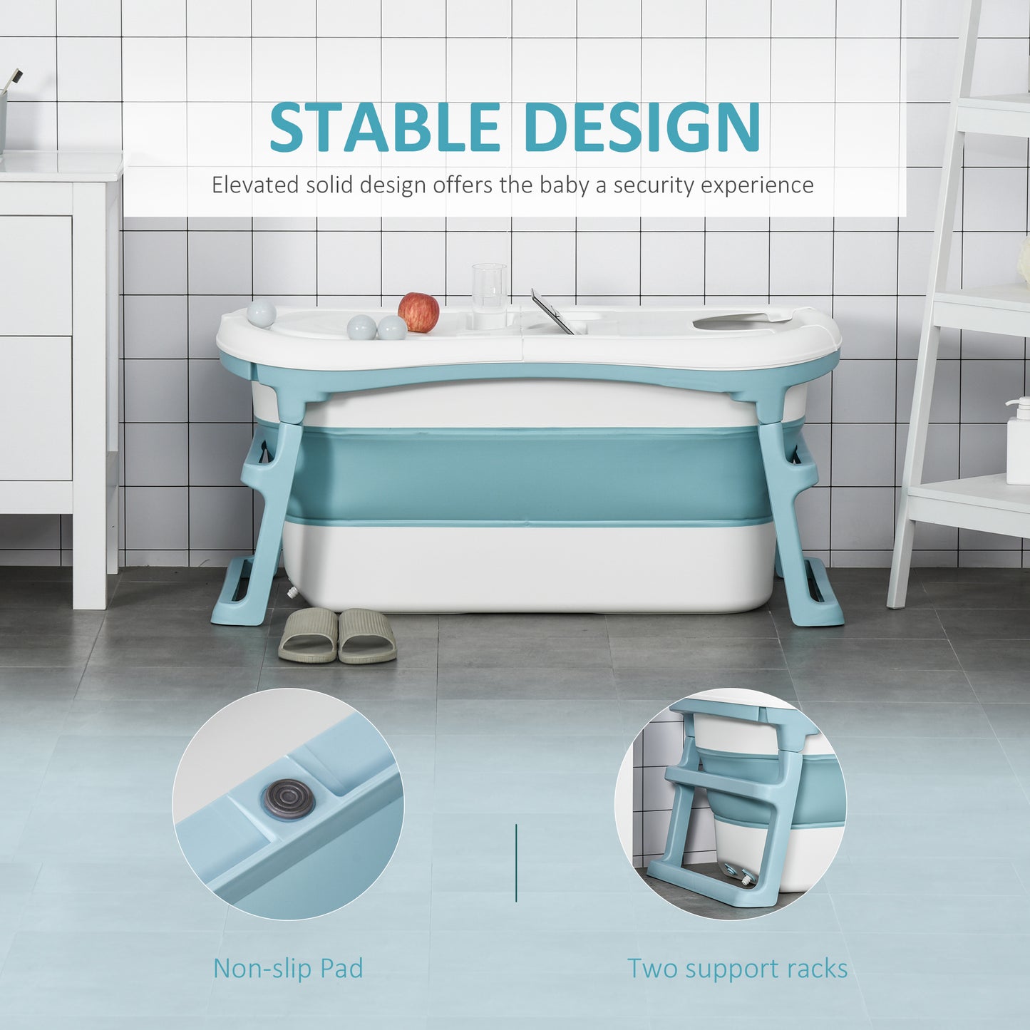 Foldable Bathtub Kids Bath Tub