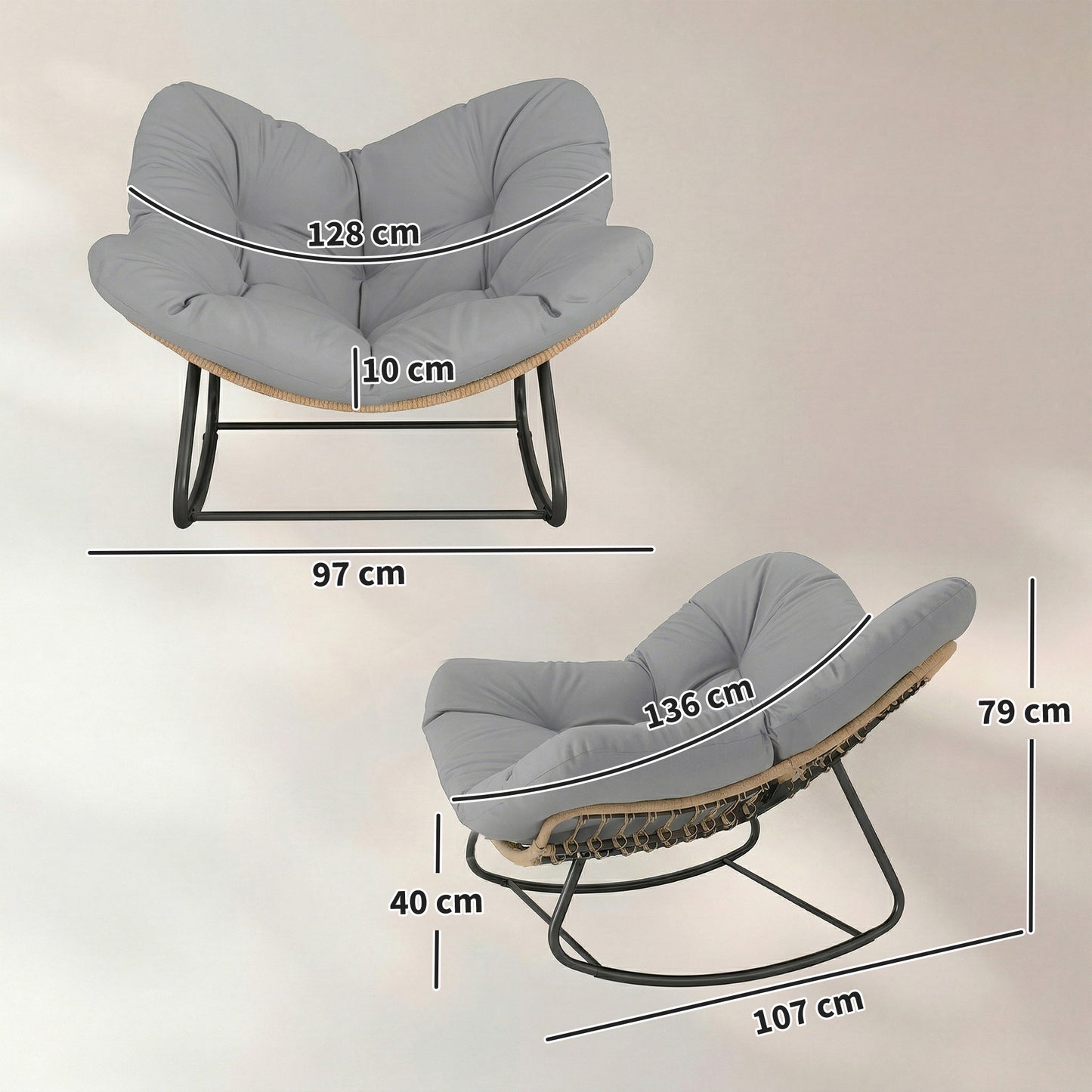 Indoor Outdoor Rocking Chair