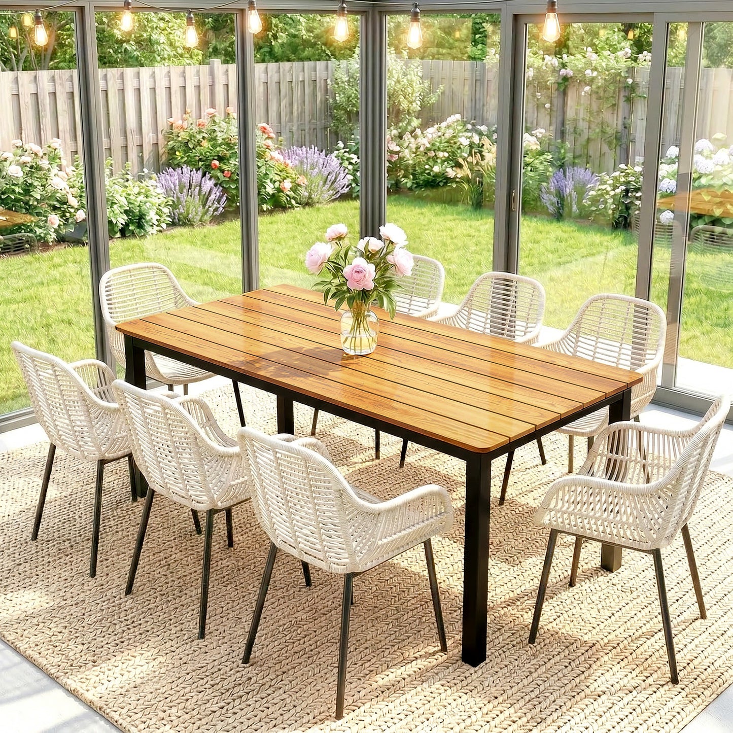 Garden Dining Table for 6-8 Person (1)