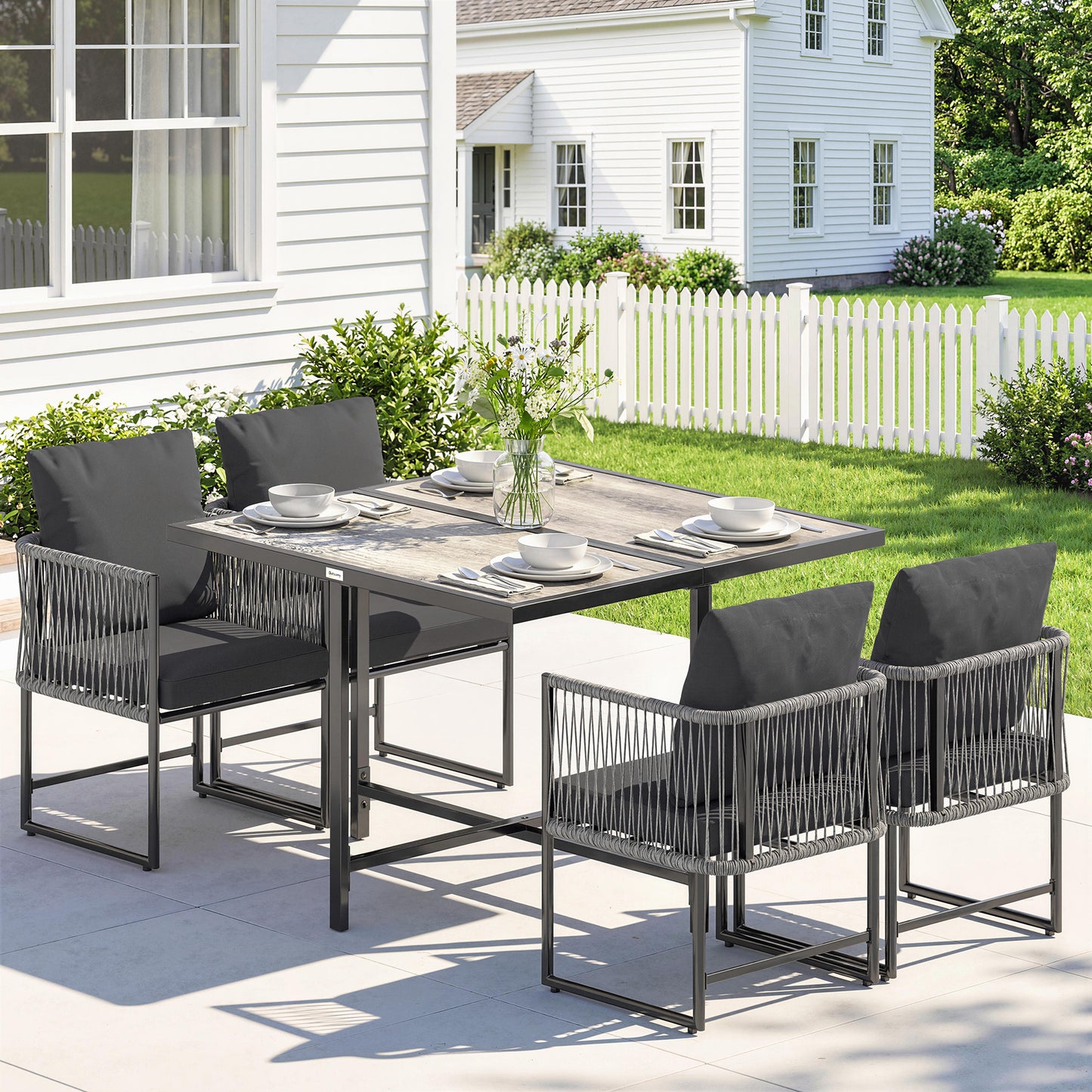 4-Seater Garden Dining Set