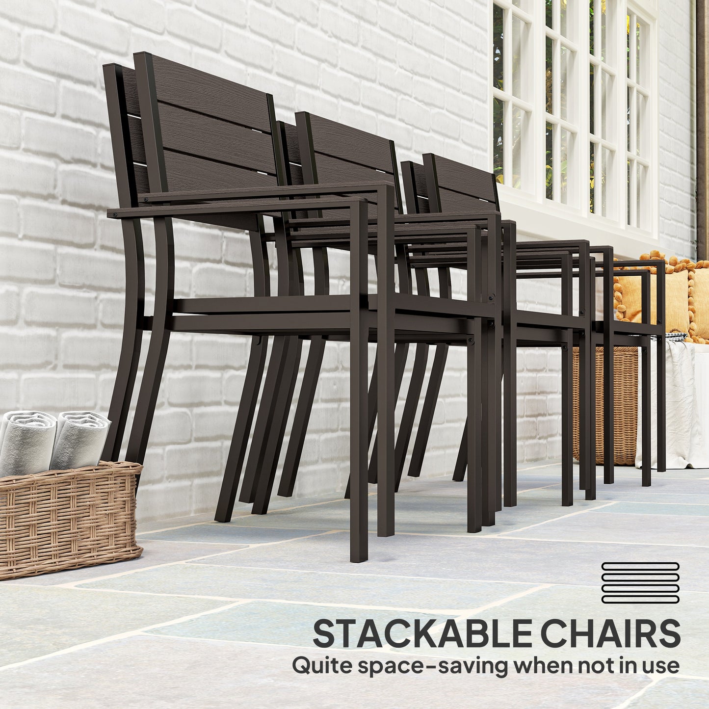 Seven-Piece Outdoor Dining Set