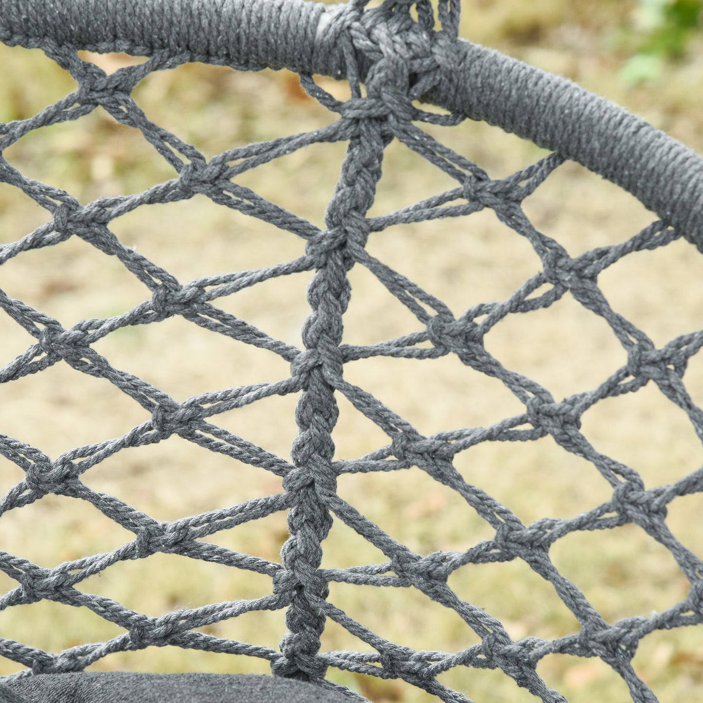 Two-Seater Boho Macrame Hammock Swing