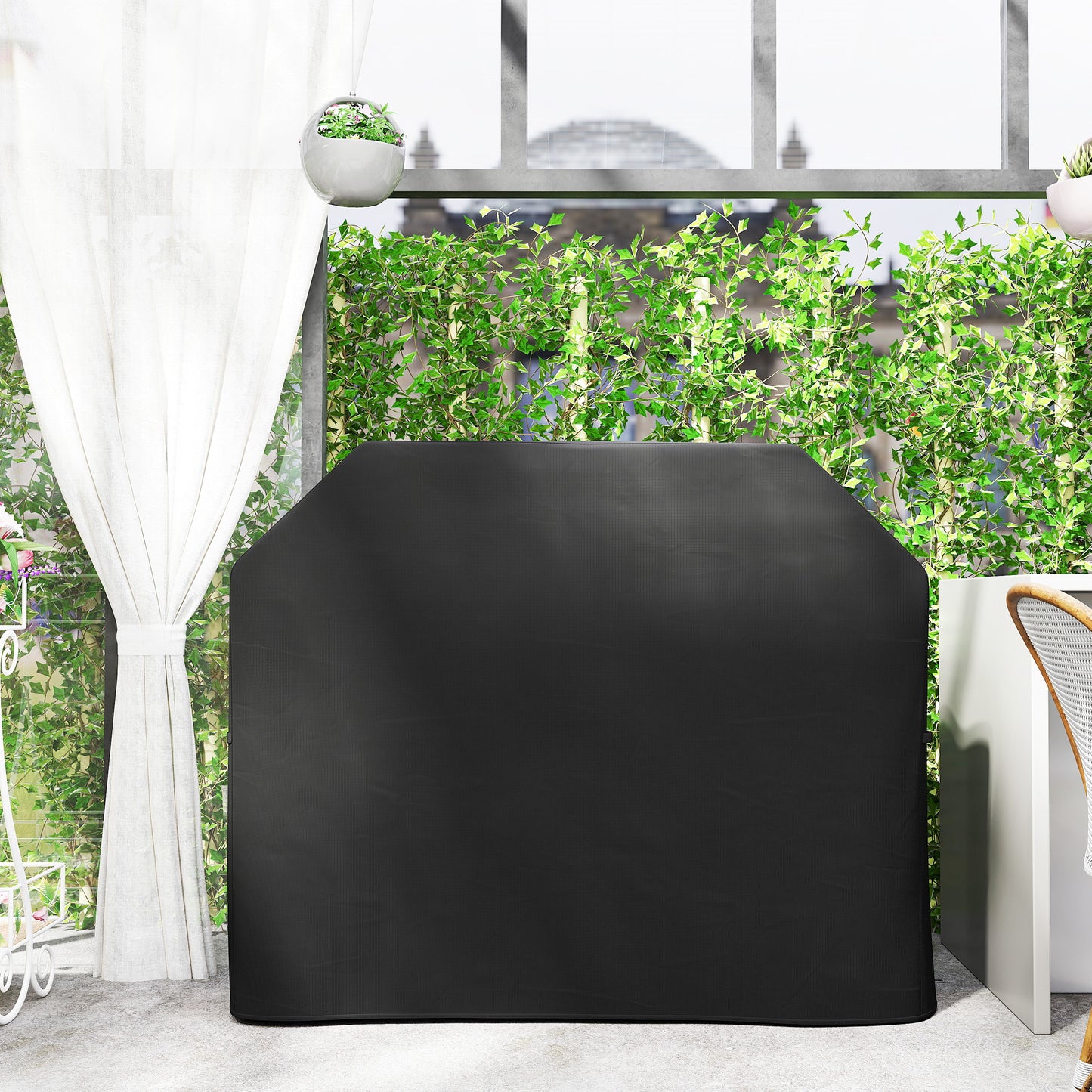 147 x 61cm Plastic Coated Protective Grill Cover