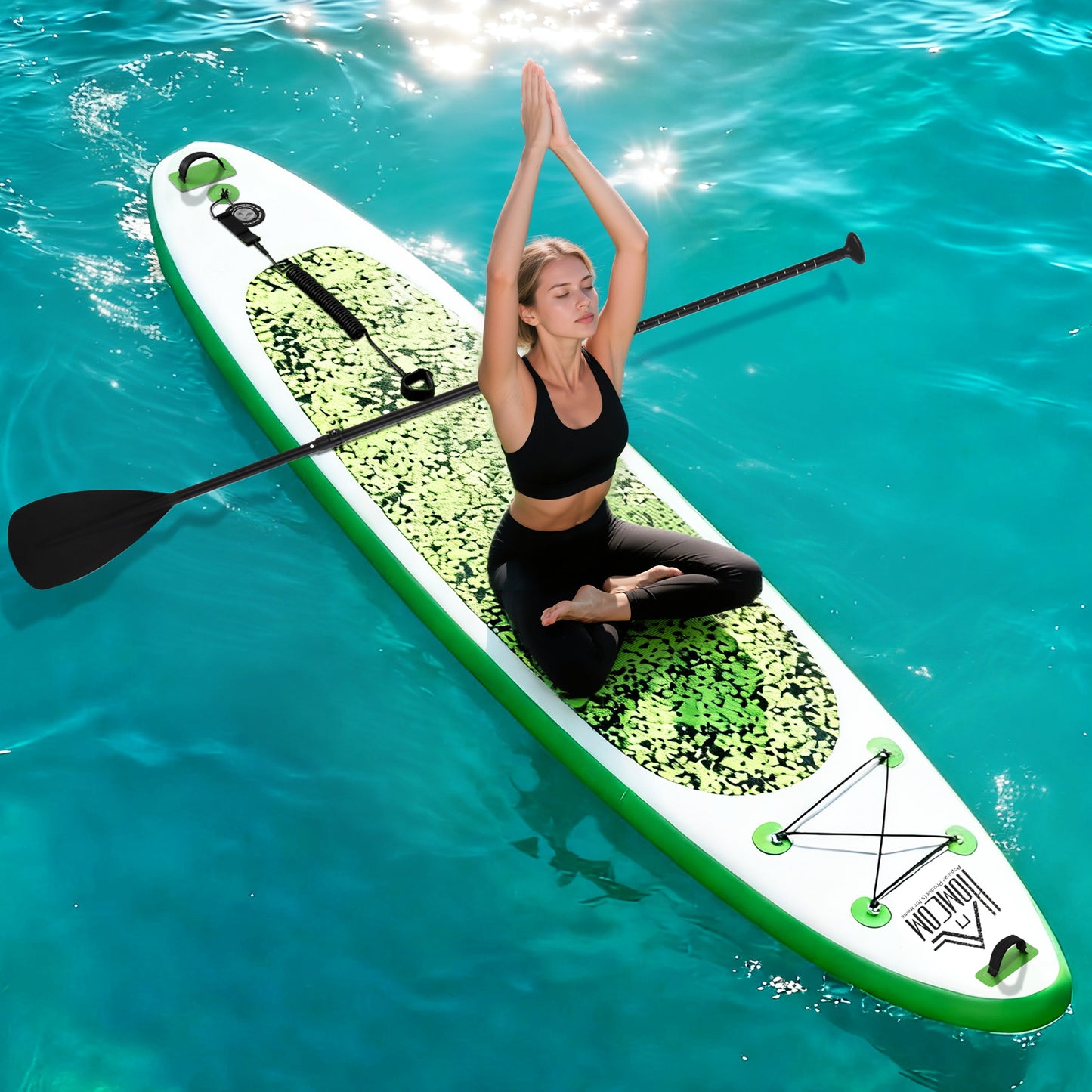 Inflatable Stand Up Paddle Board, 10' x 30" x 4", Non-Slip SUP