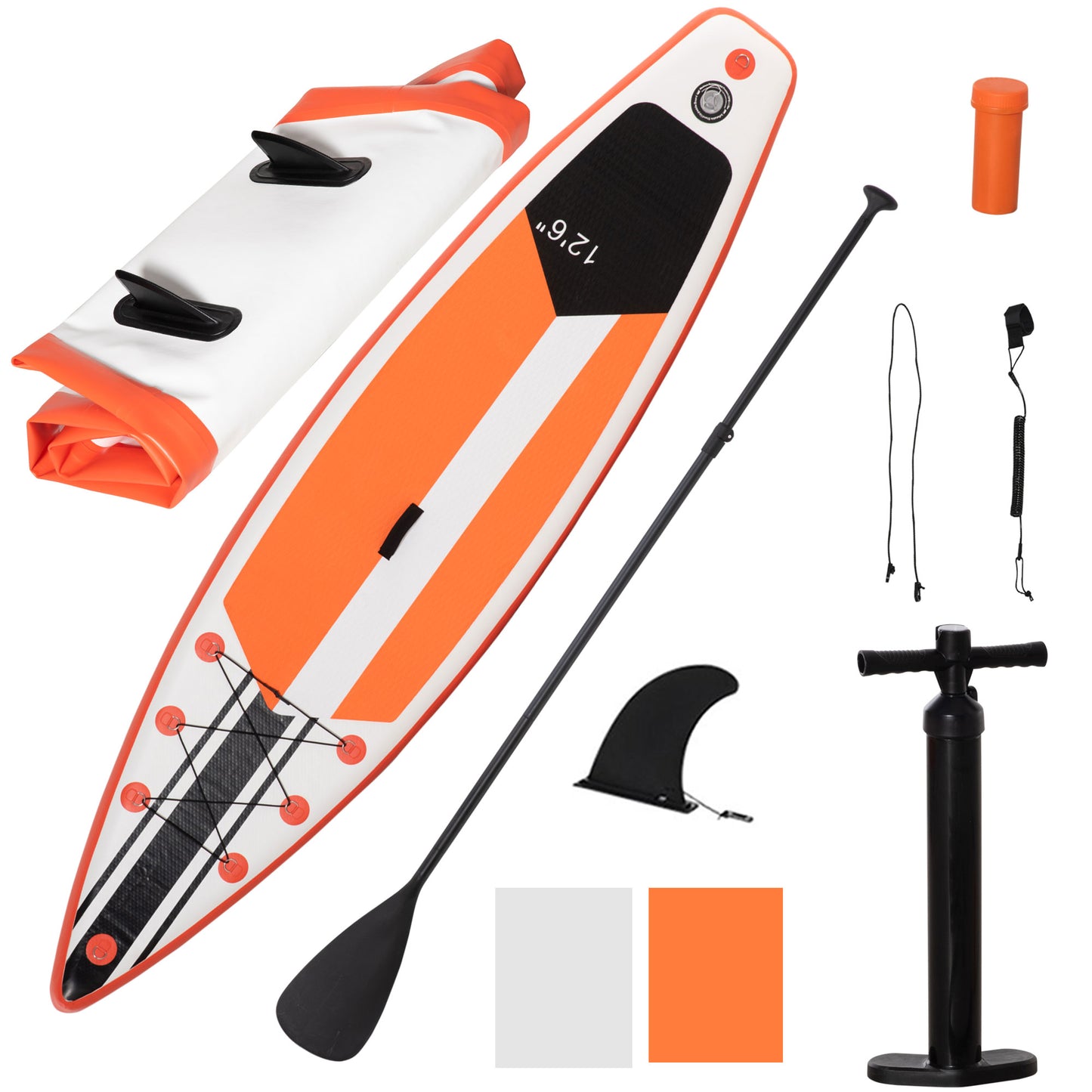 10'6" x 30" x 6" Inflatable Stand Up Paddle Board (1)