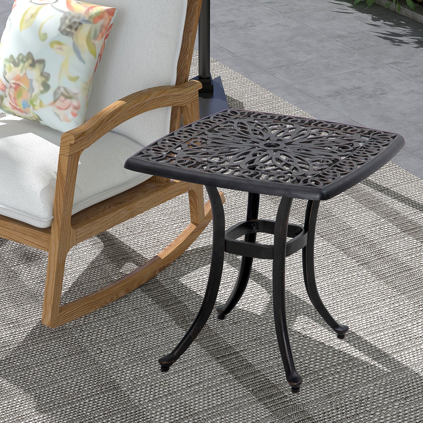Cast Aluminium Bistro Table