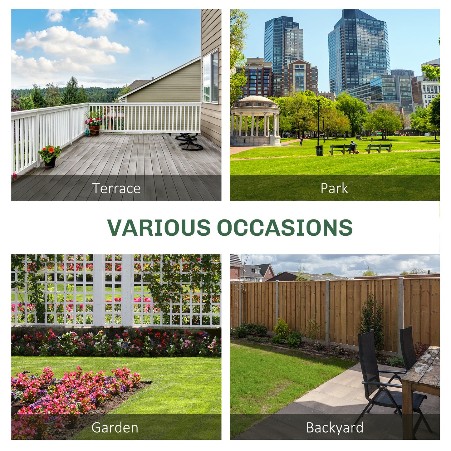 Fir Wood Convertible 2 to 3 Seater Outdoor Garden Bench