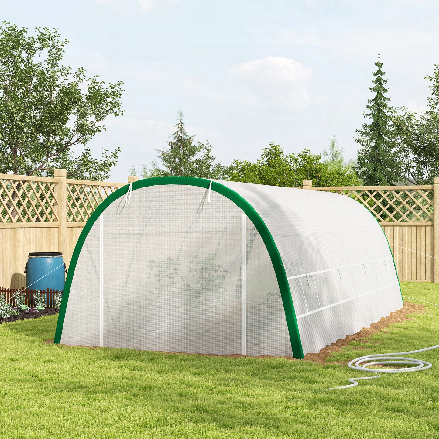 Walk-in Polytunnel Greenhouse Tunnel Warm House Tent