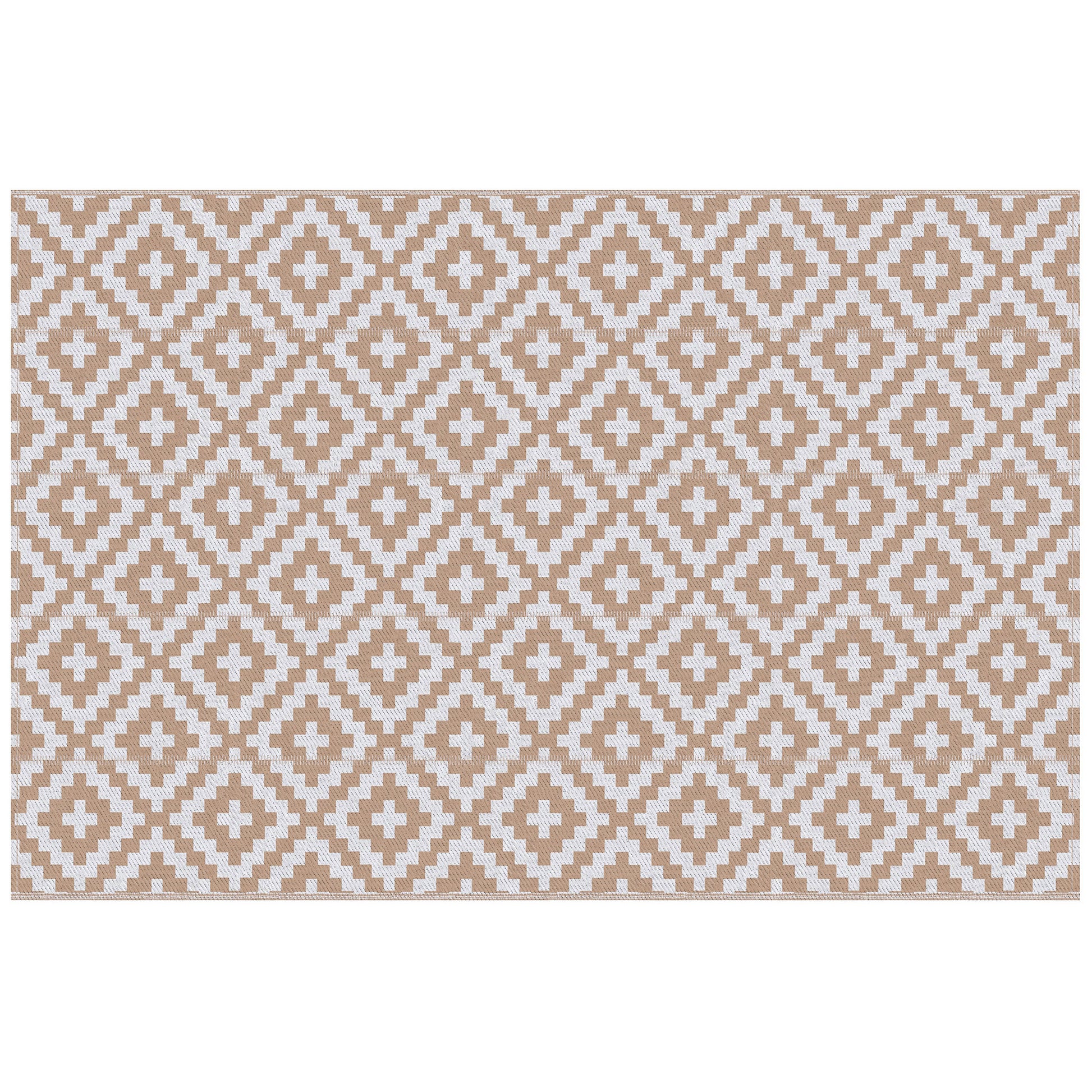 Reversible Outdoor RV Rug, Patio Floor Mat