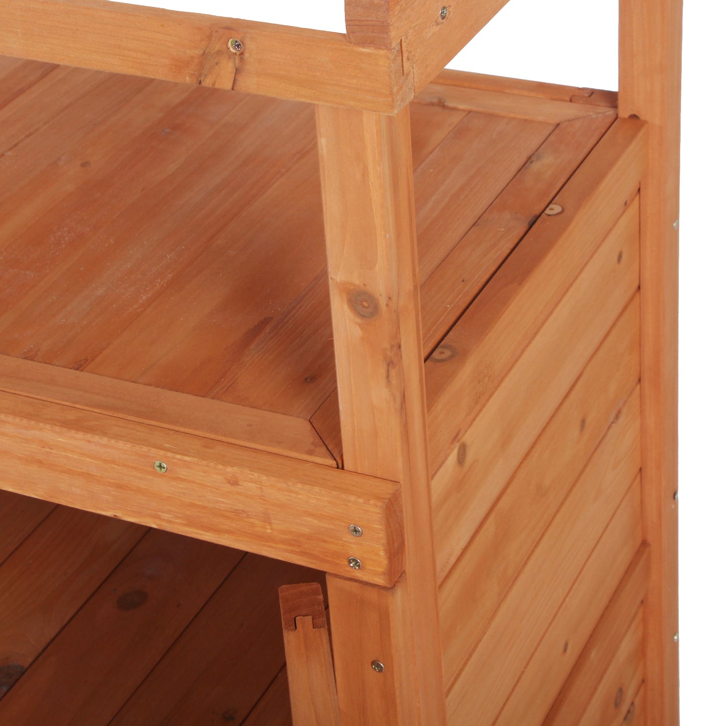 Multi-function Potting Bench Table w/ Storage Cabinet