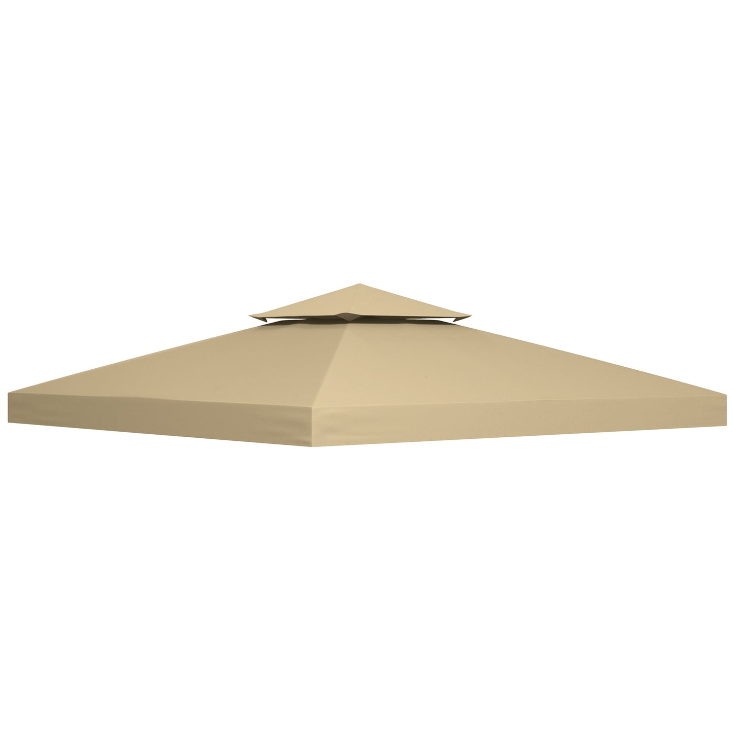 3(m) Gazebo Top Cover Double Tier Canopy Replacement Pavilion Roof