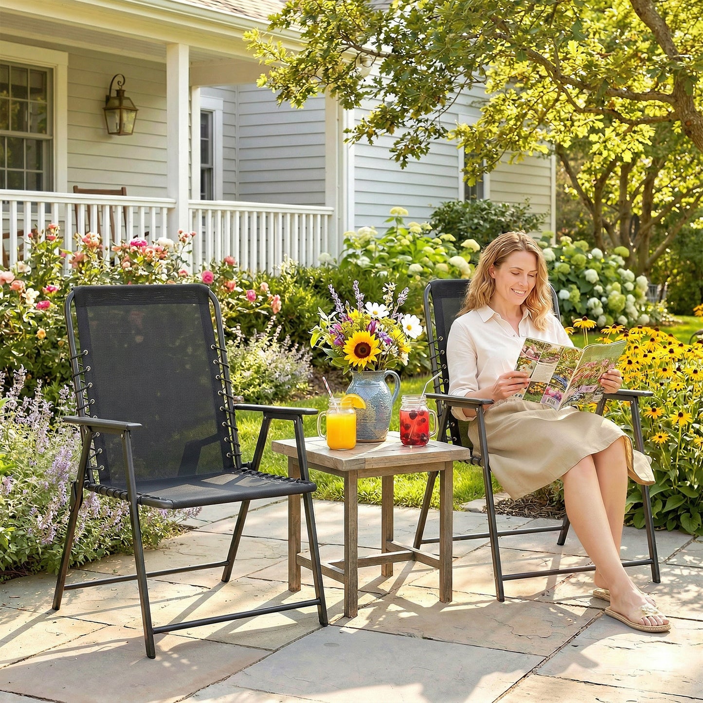 Folding Garden Chairs , Outdoor Dining Chairs
