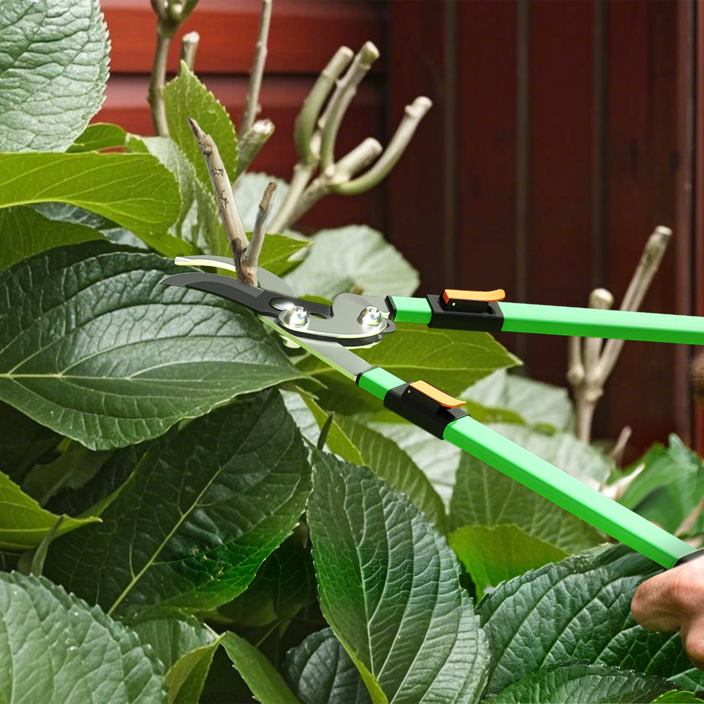 2 Pcs Garden Shears Set, Tree Lopper