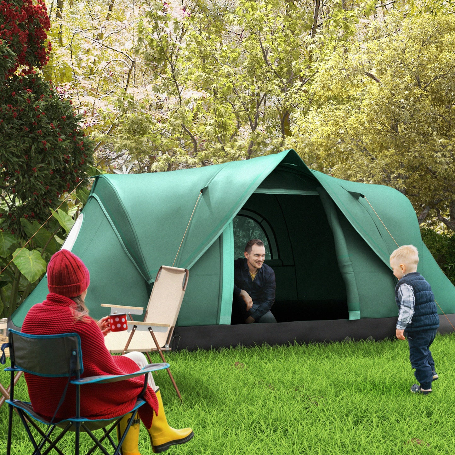 5-6 Man Dome Camping Tent