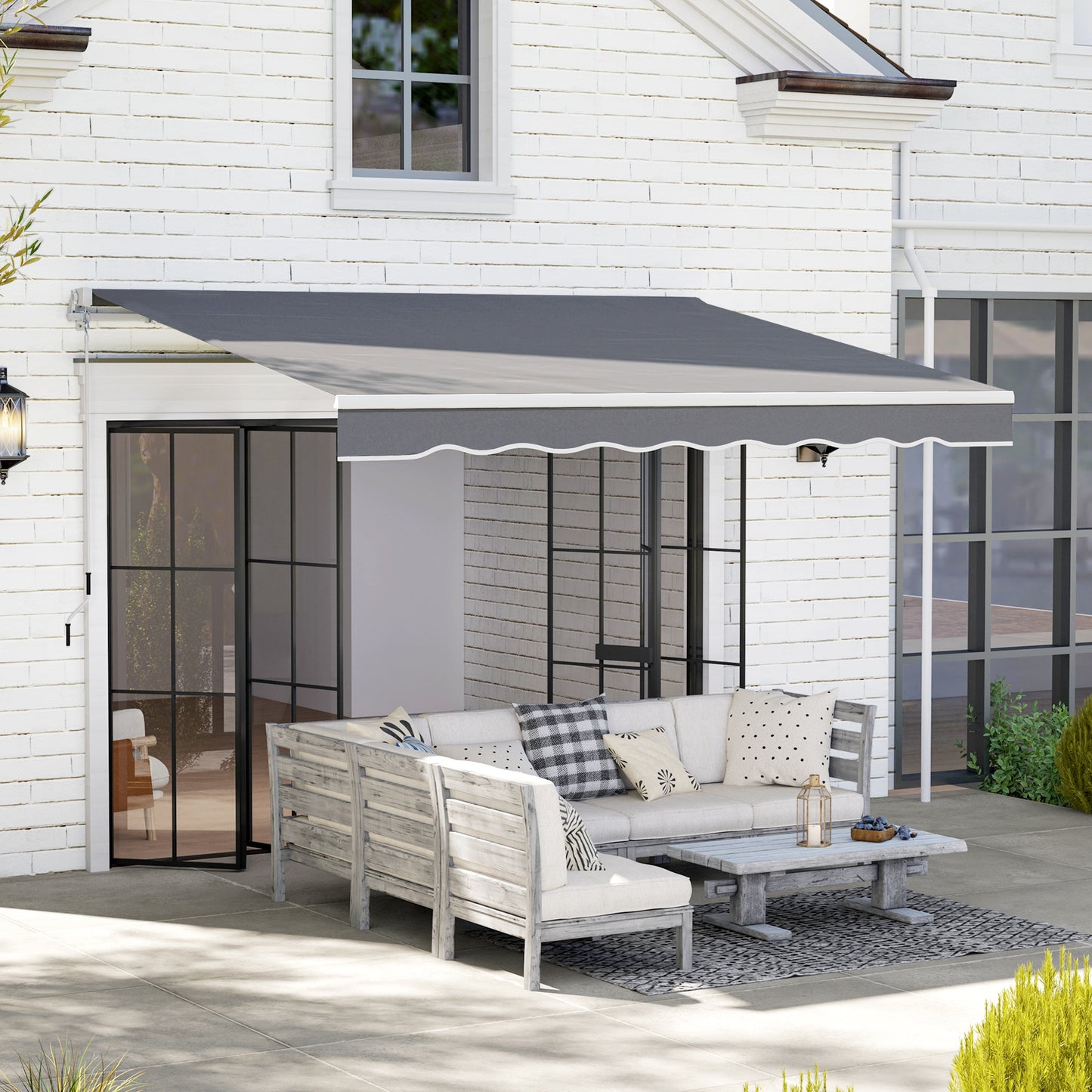 2 x 2.5m Manual Retractable Awning