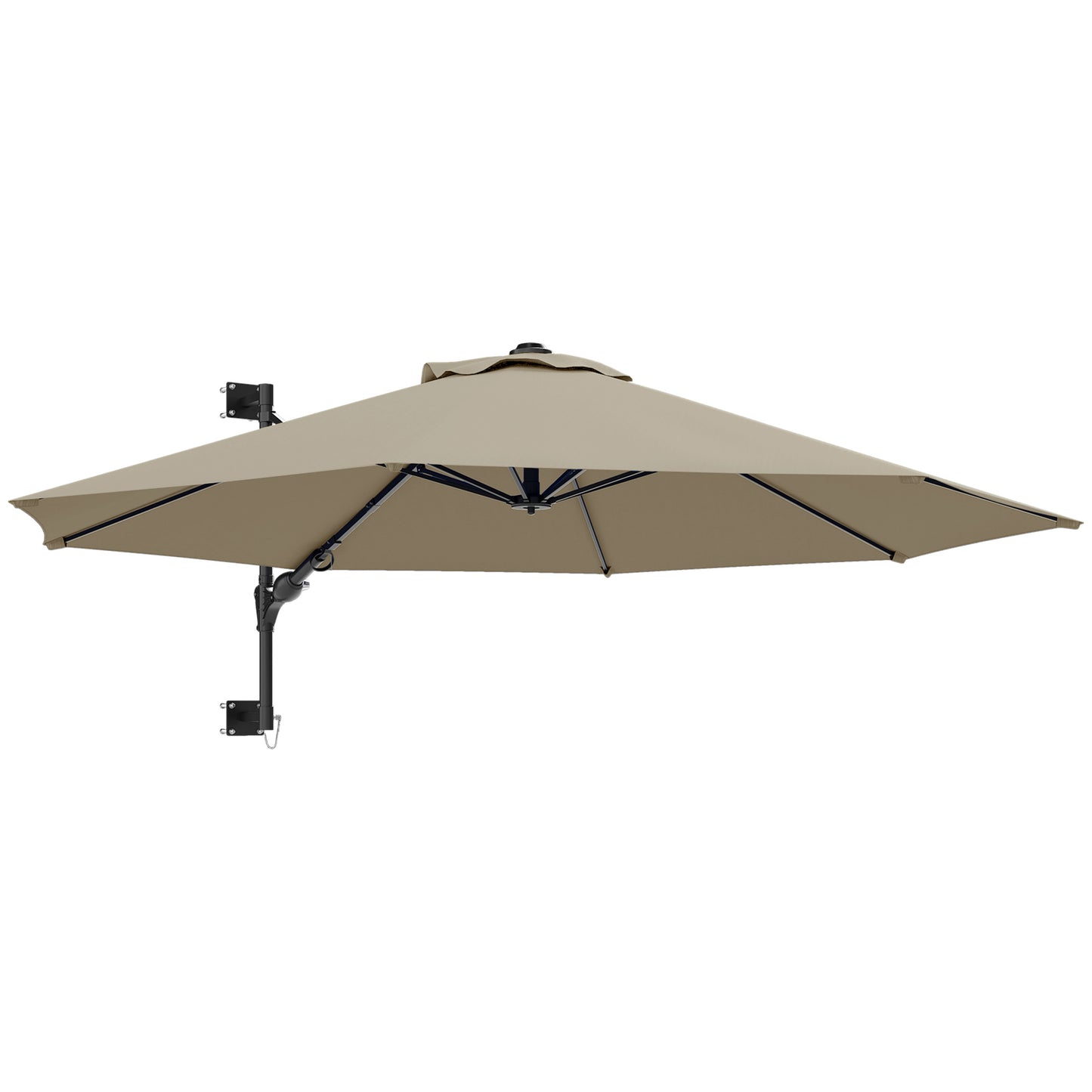 3(m) Wall-Mounted Parasol Shade, with Handle