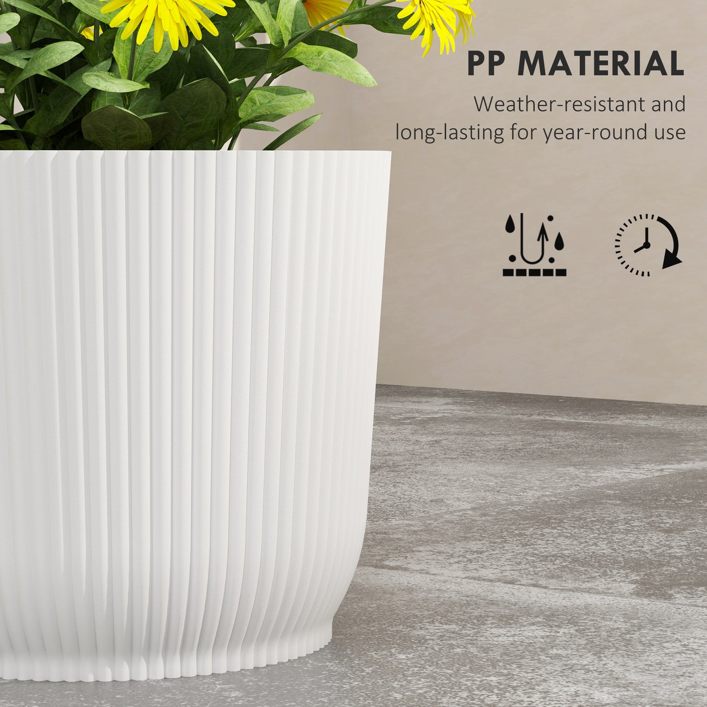 Set of Two Ф22cm Planters