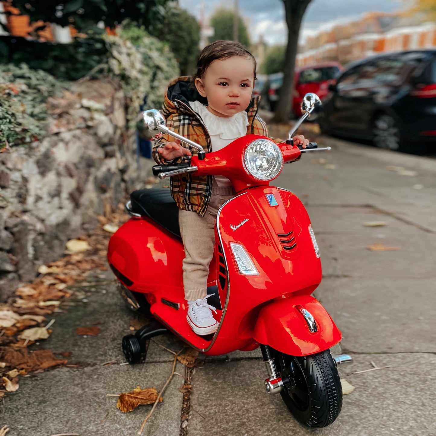 Kids Ride On Motorcycle, 6V, W/LED Lights