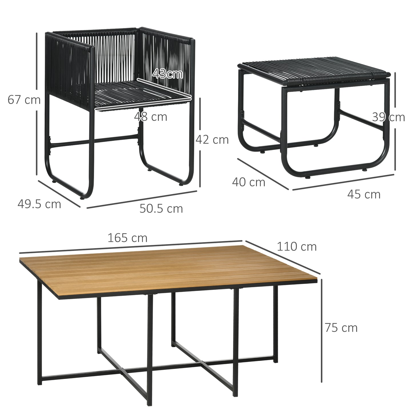 10 Seater Rattan Cube Garden Furniture Set
