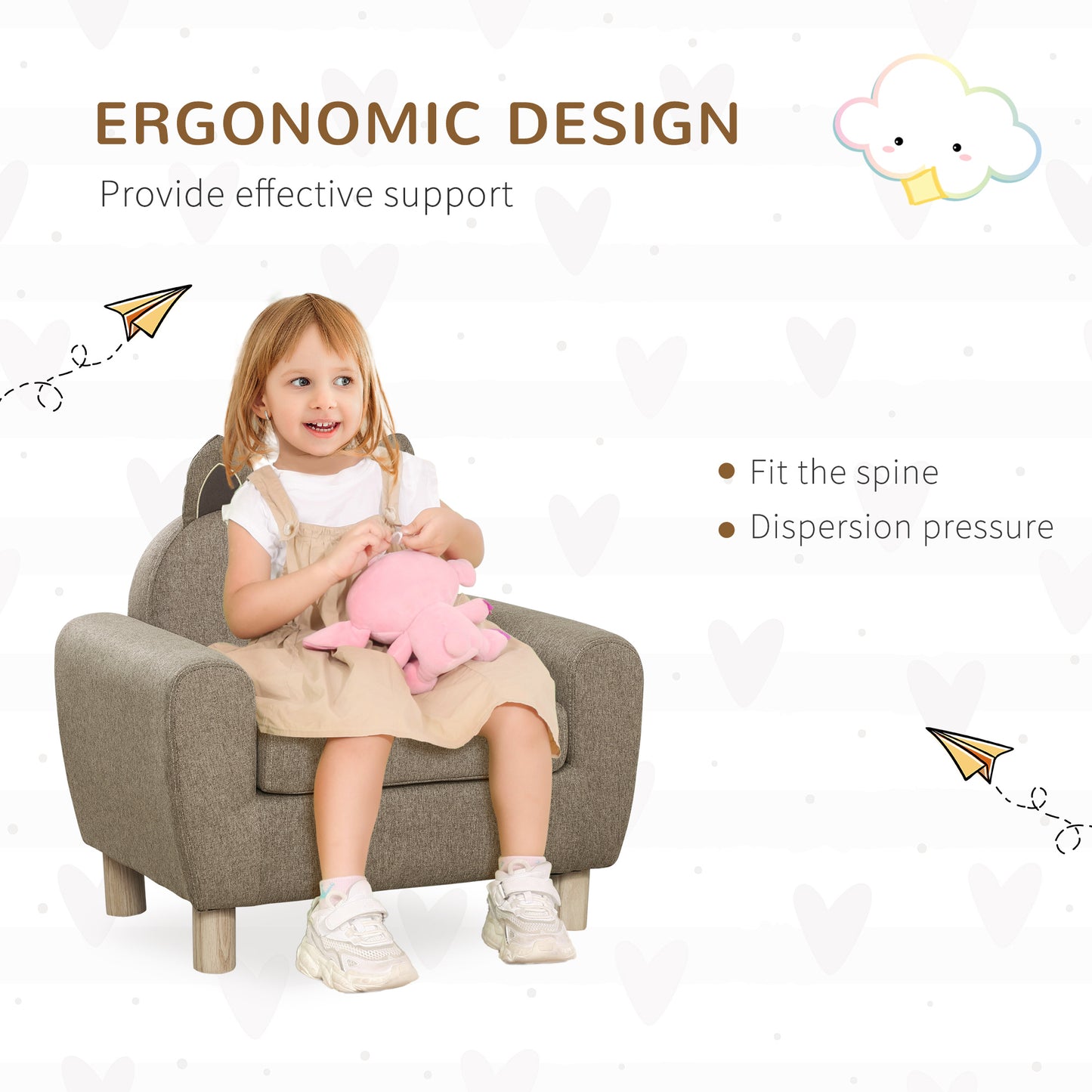 Kids Sofa Toddler Chair Children Armchair