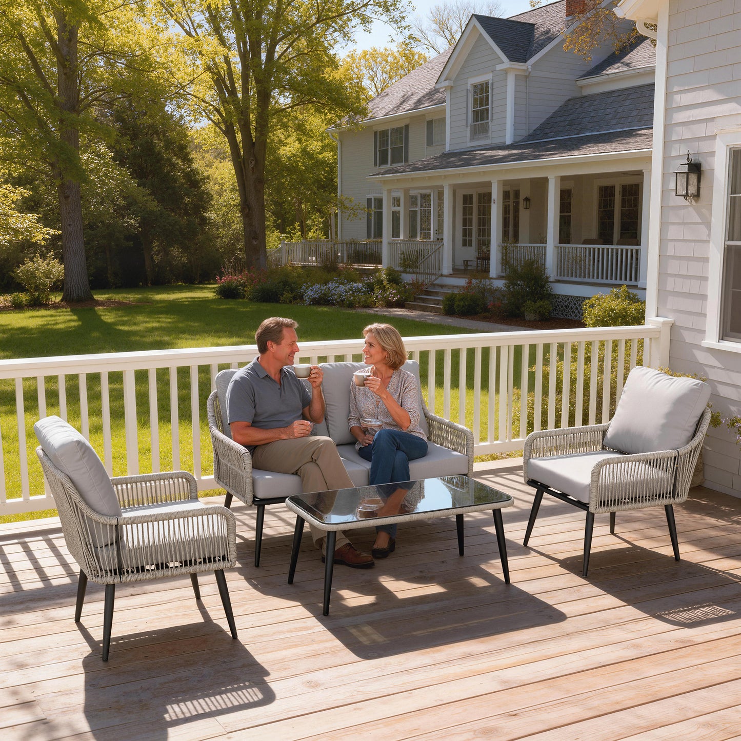 Rattan Garden Furniture Set (2)