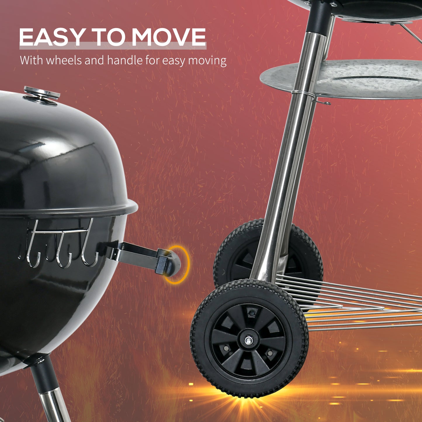 Portable Kettle Charcoal Grill