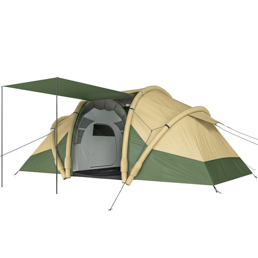 Inflatable Tent 2 Bedroom 3000mm Waterproof Windproof Air Tent