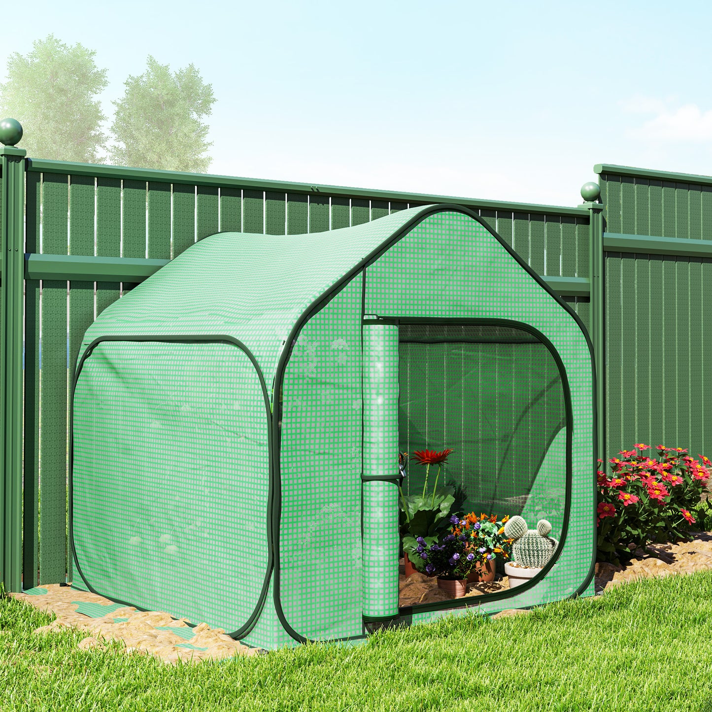 150 x 148cm Pop-Up Greenhouse