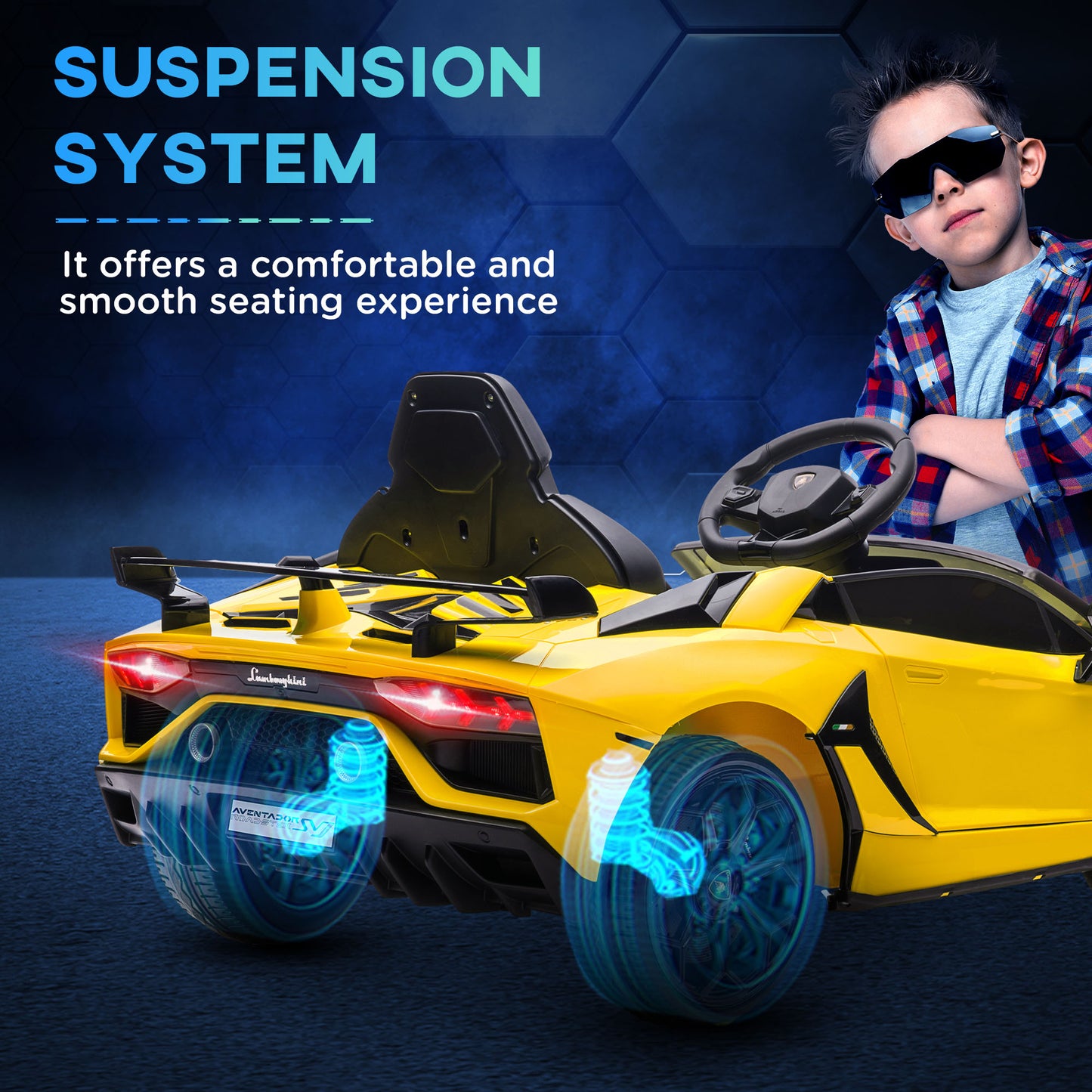 Lamborghini Licensed 12V kids Electric Car w/ Butterfly Doors