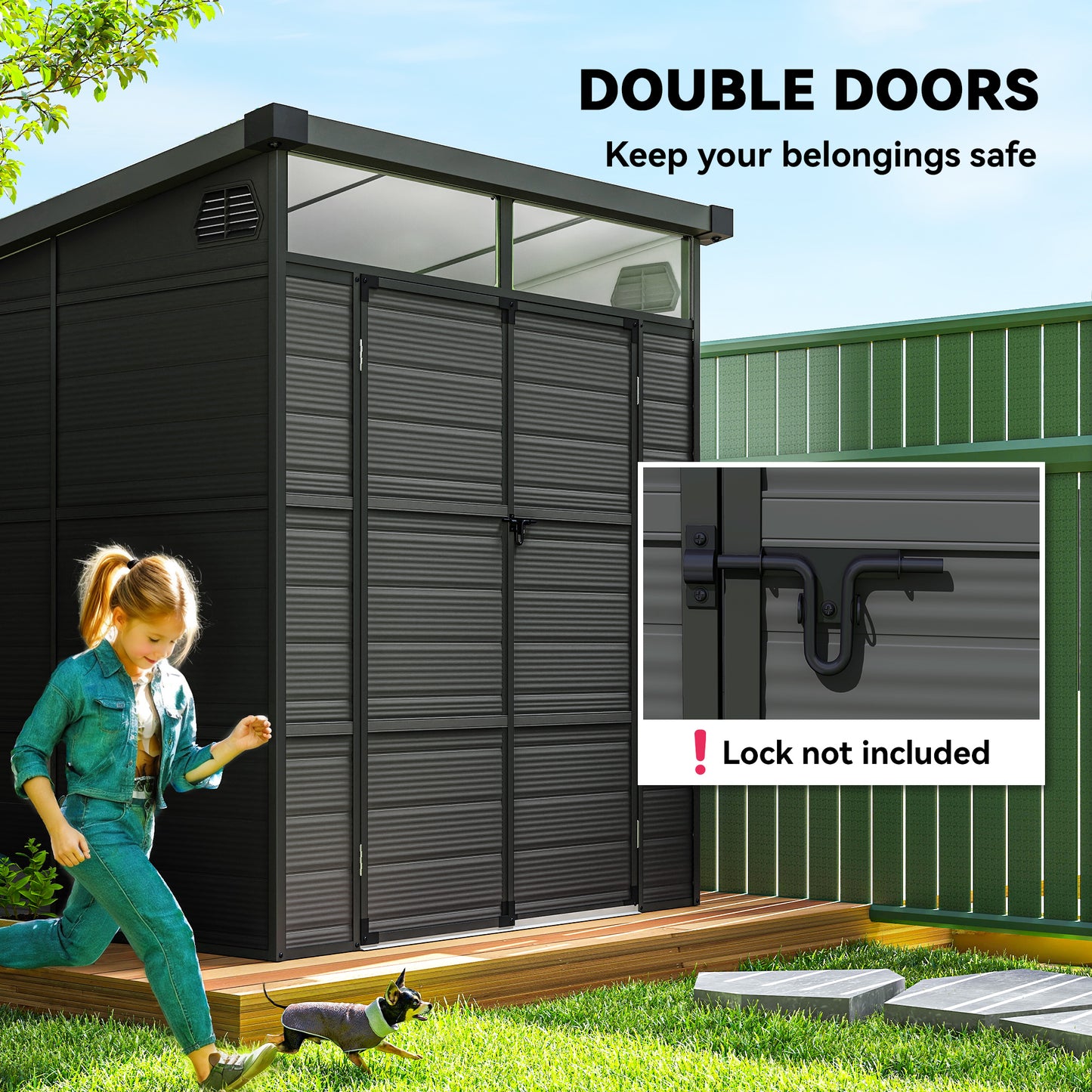 6 x 6ft Outdoor Storage Shed