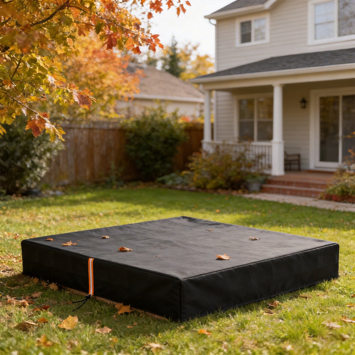 Sandbox Cover, Square Sandpit Cover Waterproof Dustproof UV (1)