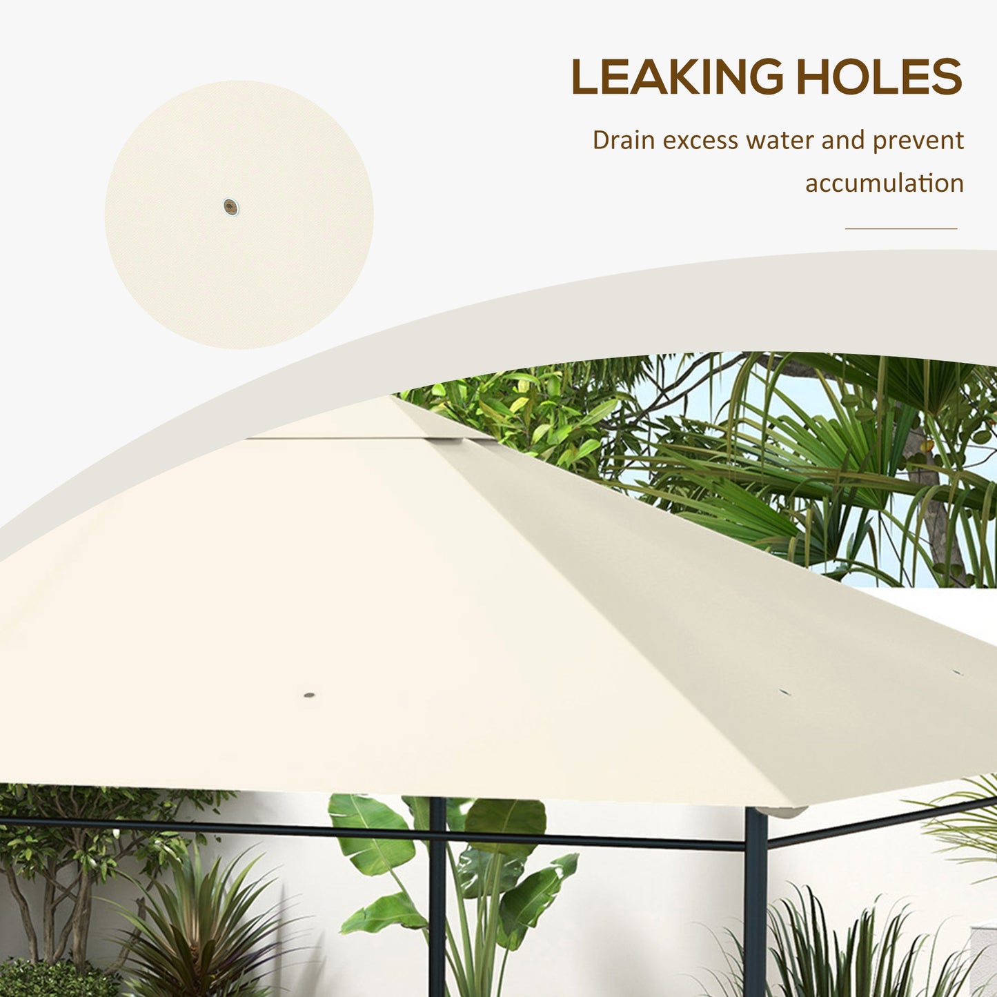 3 x 4m Gazebo Canopy Replacement Cover