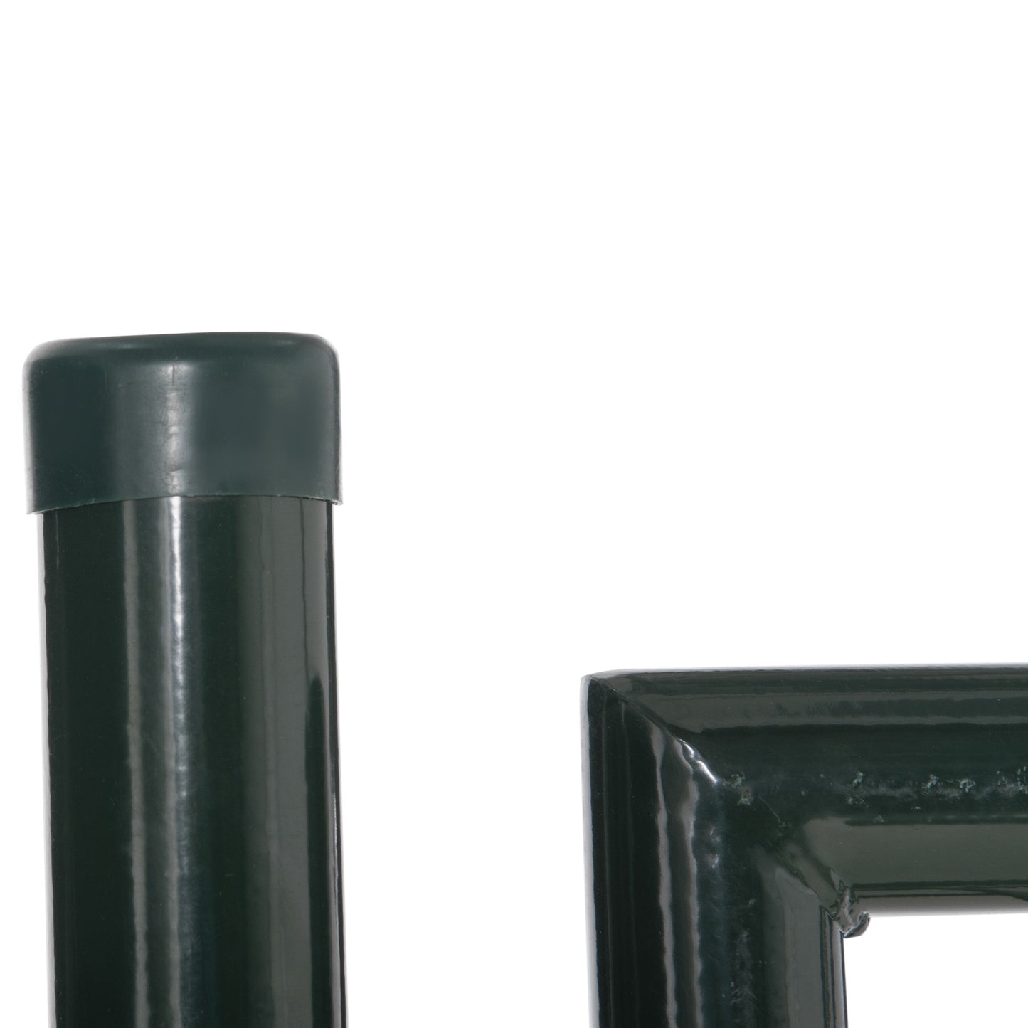 Green Steel Garden Gate with Lock and 3 Keys 97 x 150cm