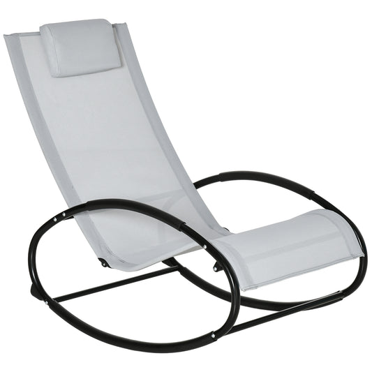 Outdoor Rocking Chair Sun Lounger Recliner Rocker