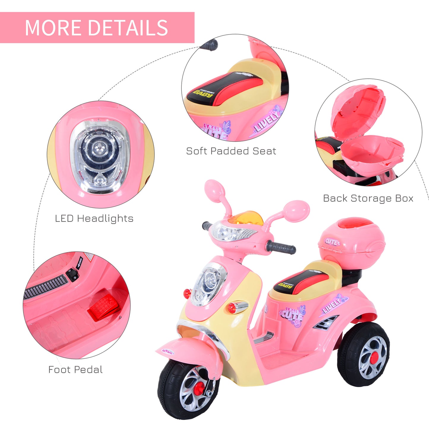 Kids Electric Ride On Toy Car 6V Electric Motorbike