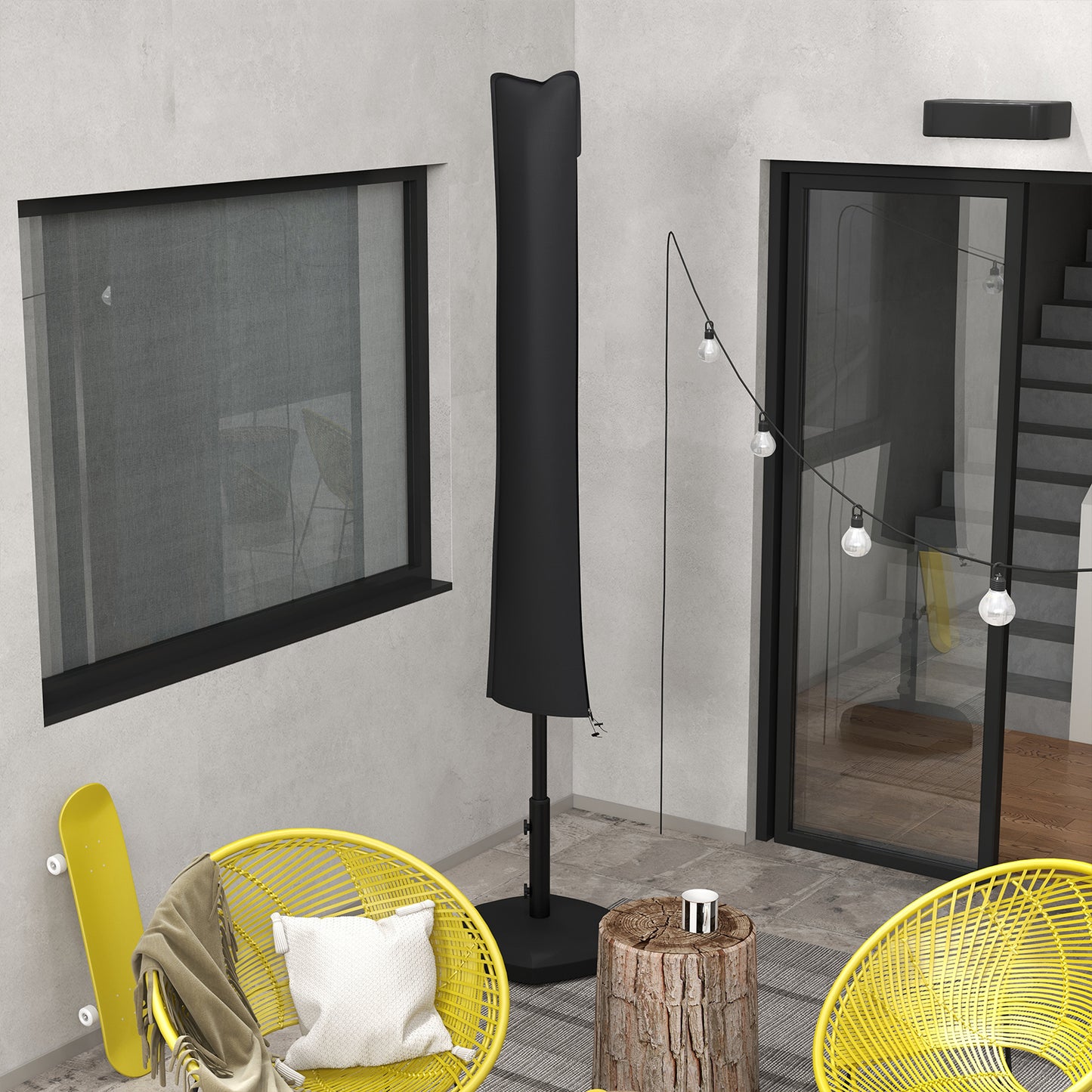 Parasol Cover, Cantilever Umbrella Cover for 2-3.5 m Parasols