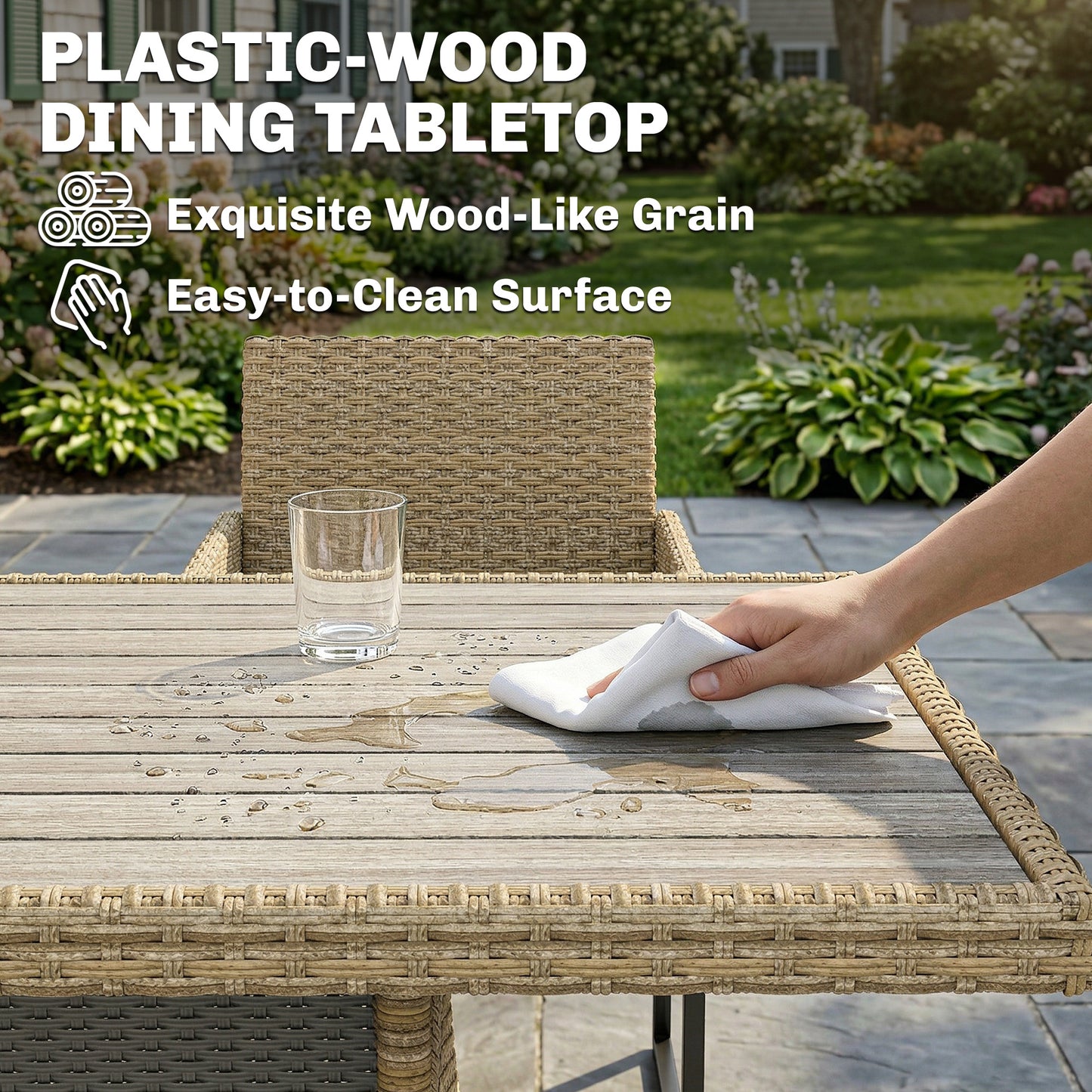 7 Piece Rattan Garden Furniture Set (1)