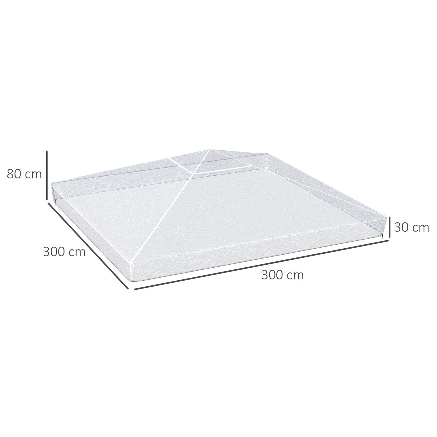 3 x 3 (m) Gazebo Protective Cover