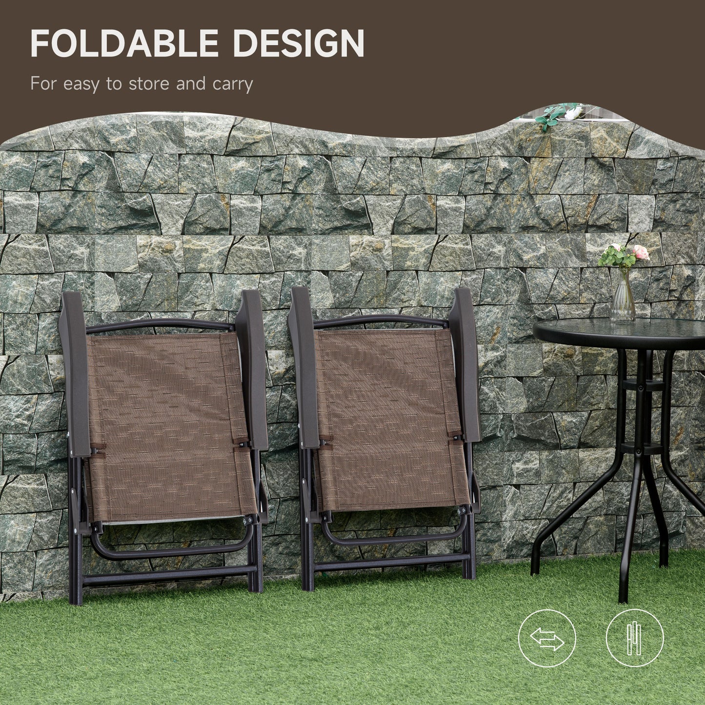 3 Piece Outdoor Bistro Set
