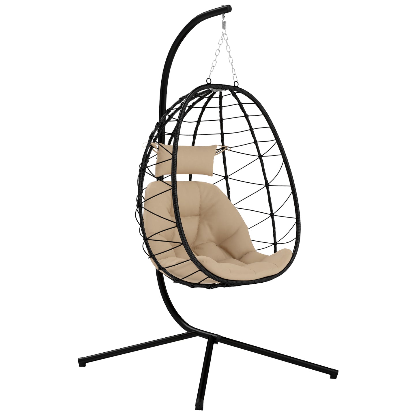 Hanging Egg Chair Outdoor Indoor Garden Swing Chair (6)