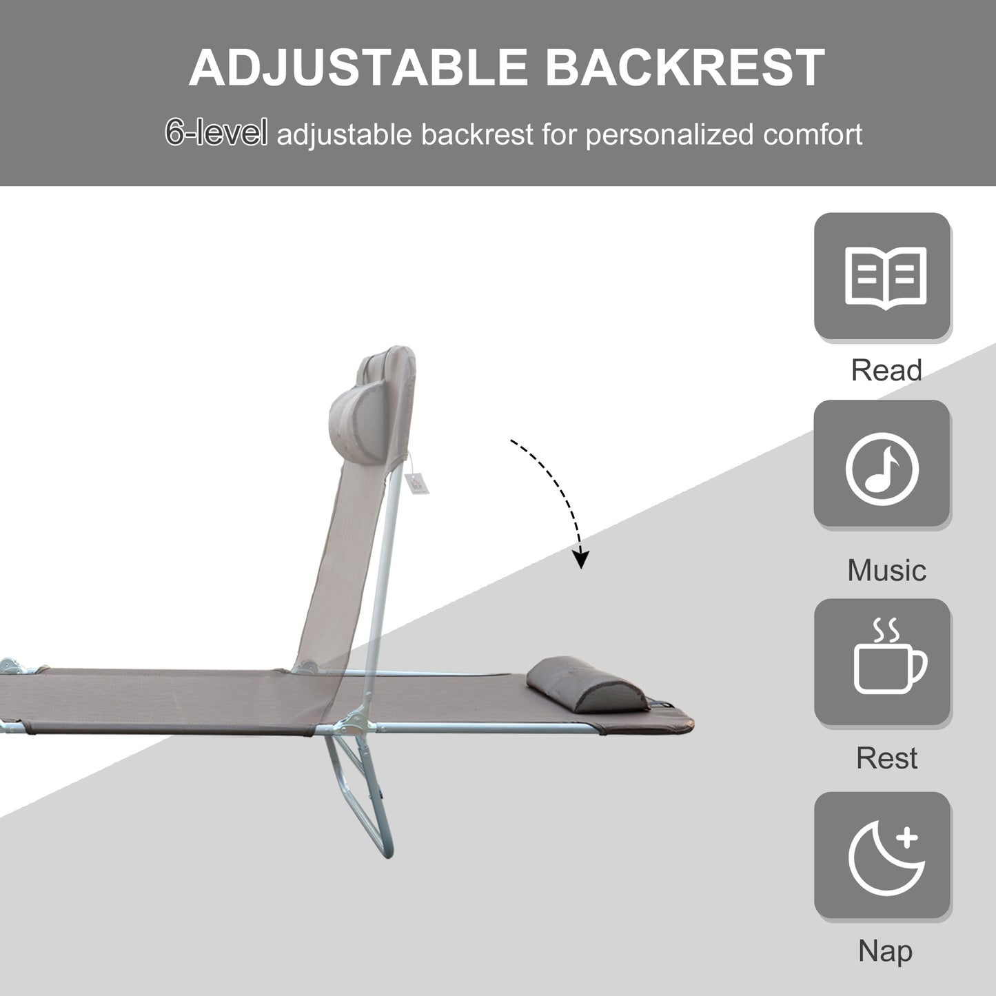 Outdoor Foldable Sun Lounger