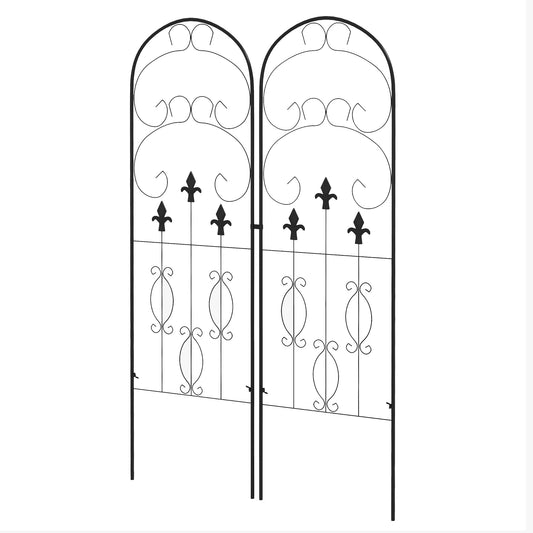 Metal Trellis Set of 2, Garden Trellis (1)