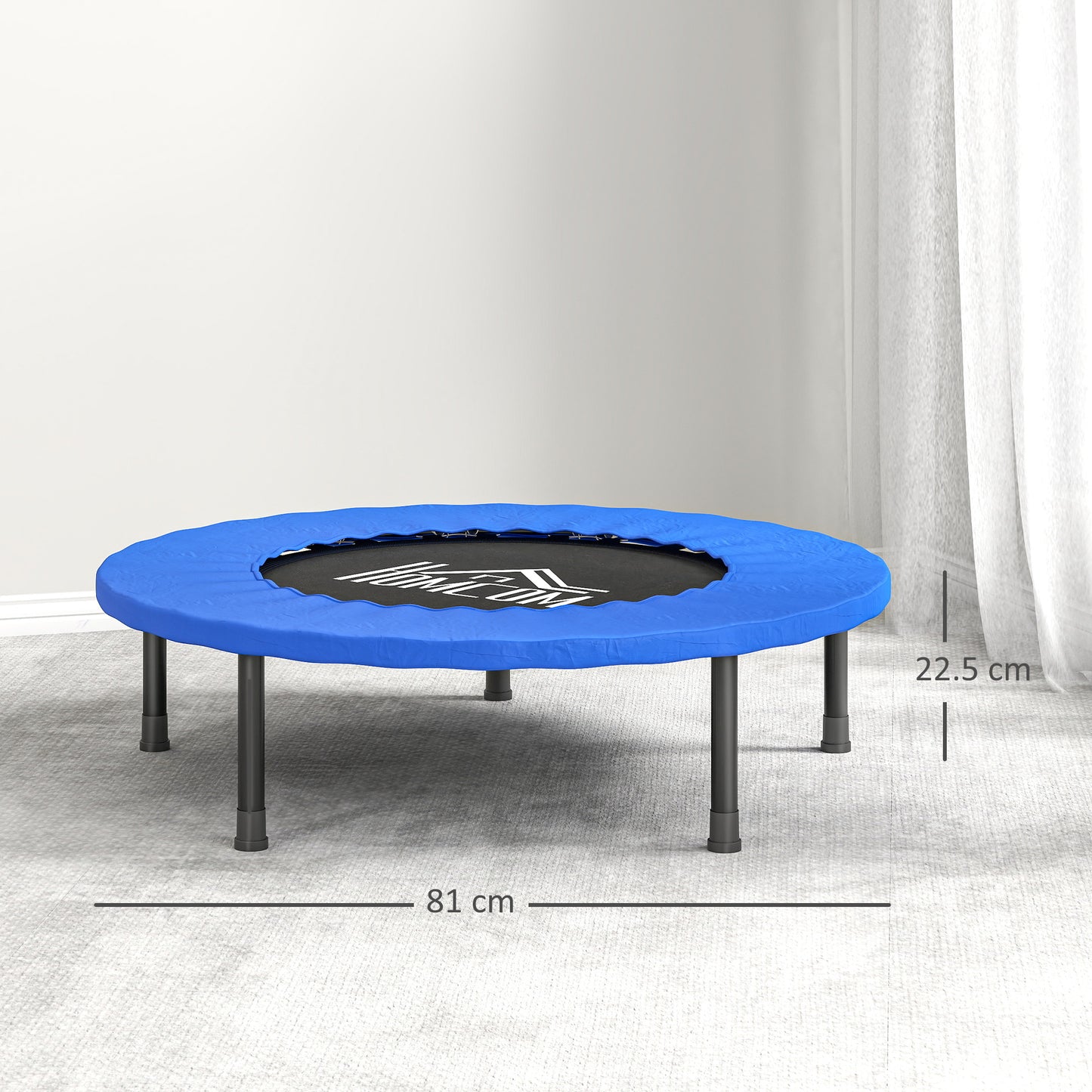32" Mini Fitness Trampoline Home Gym Yoga Exercise Rebounder Indoor