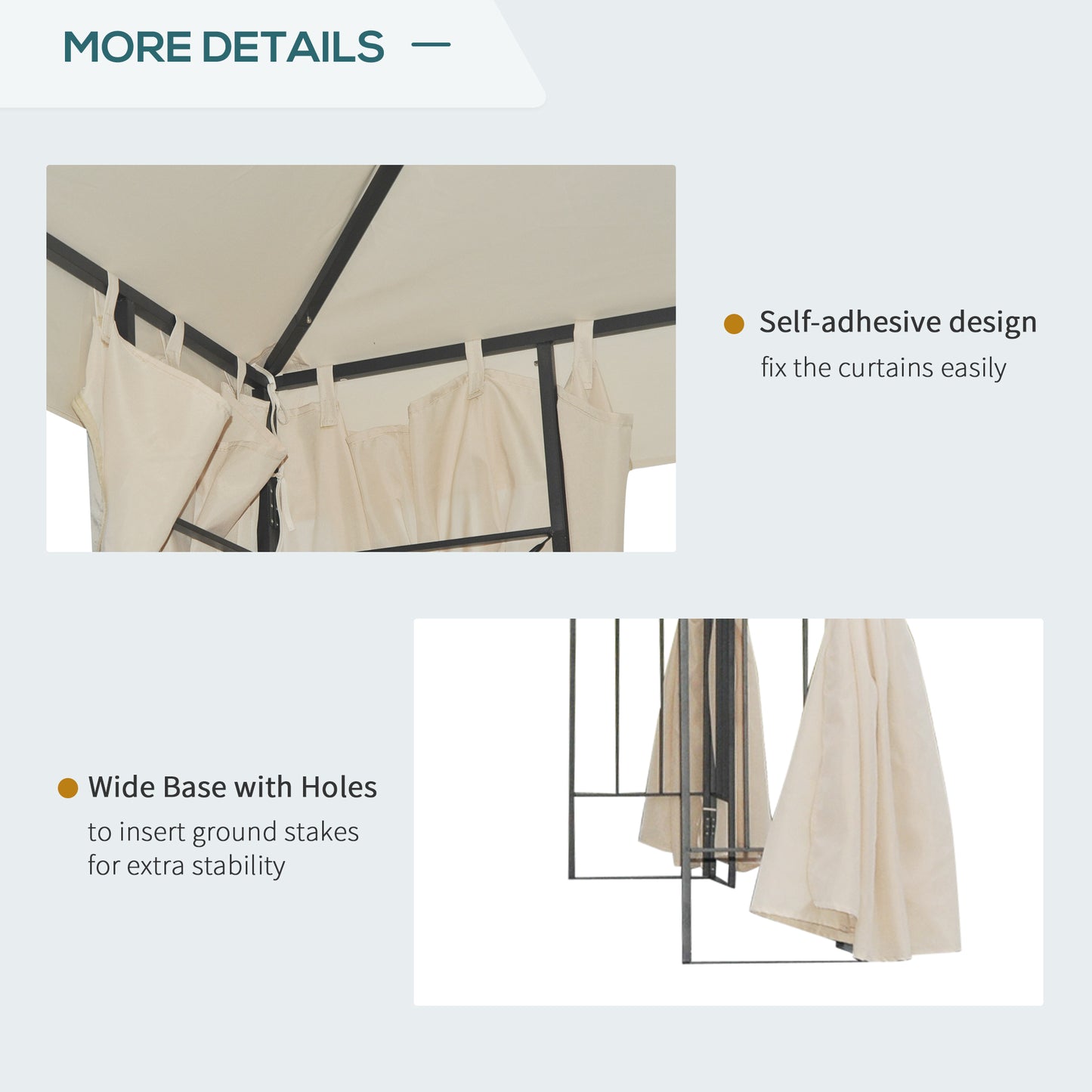3 x 3 m Garden Gazebo Double Roof Marquee Patio Wedding Party Tent (1)