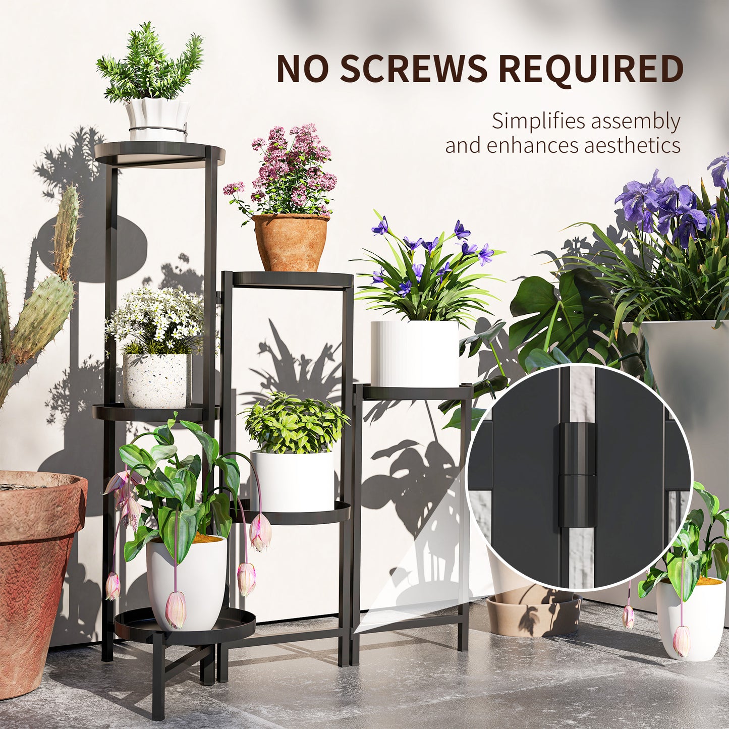 3 Tier Plant Stand Indoor Outdoor (1)