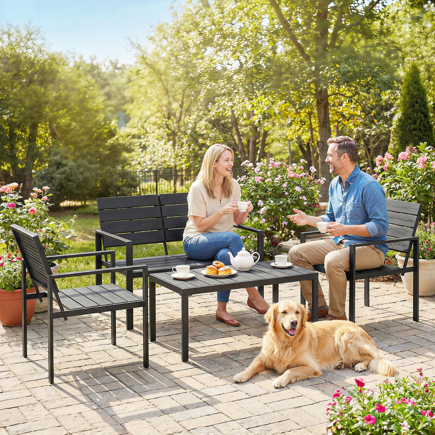 4 Piece Garden Furniture Set (1)