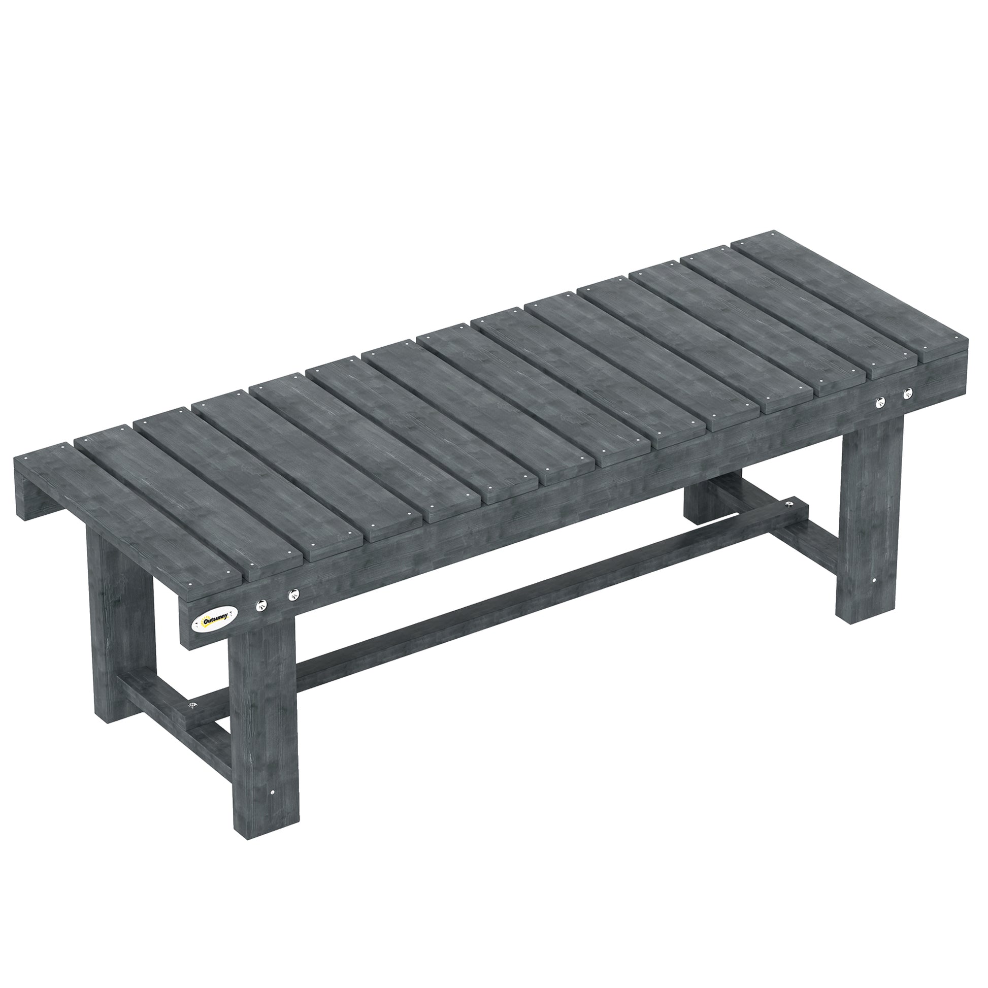 2-Seater Garden Wooden Bench