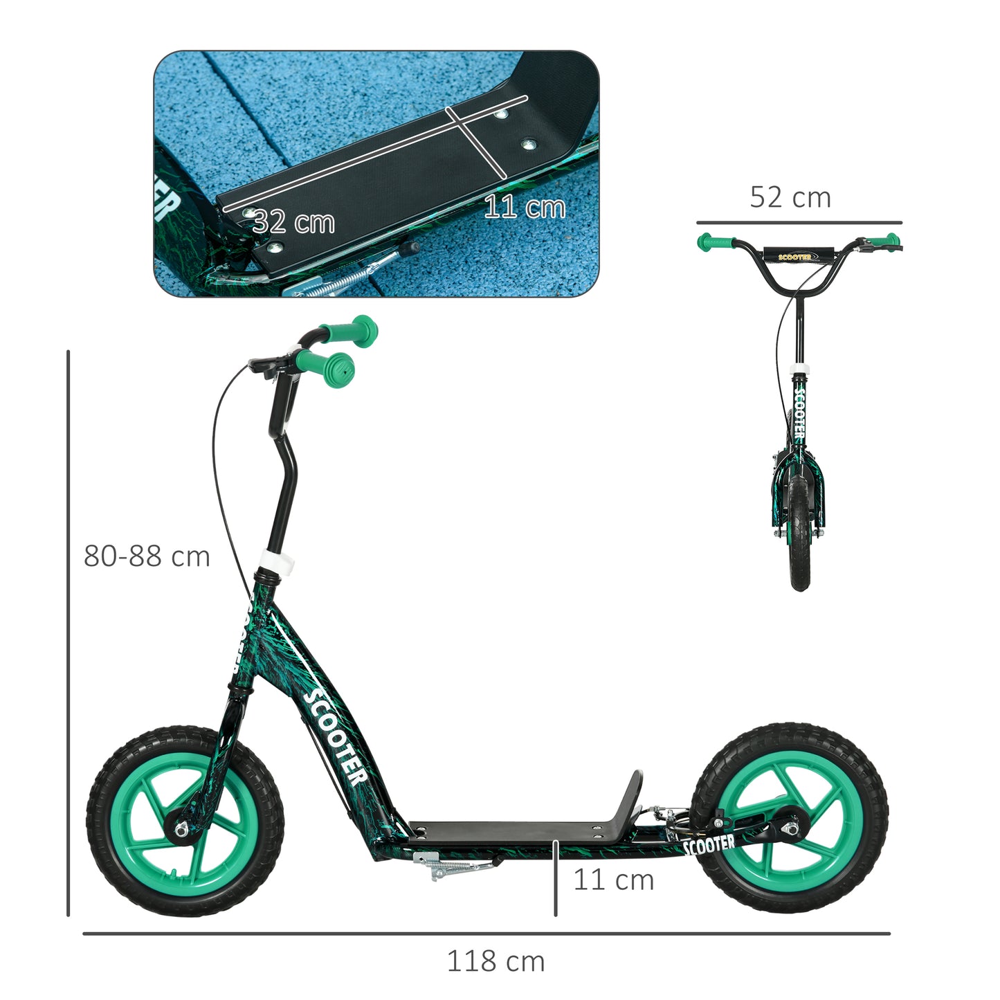 Kids Scooter with Adjustable Handlebar