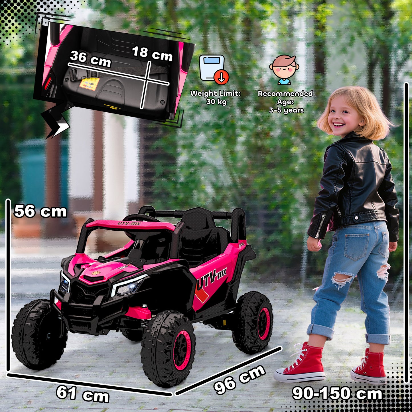 12V Kids Ride On Car with Remote Control